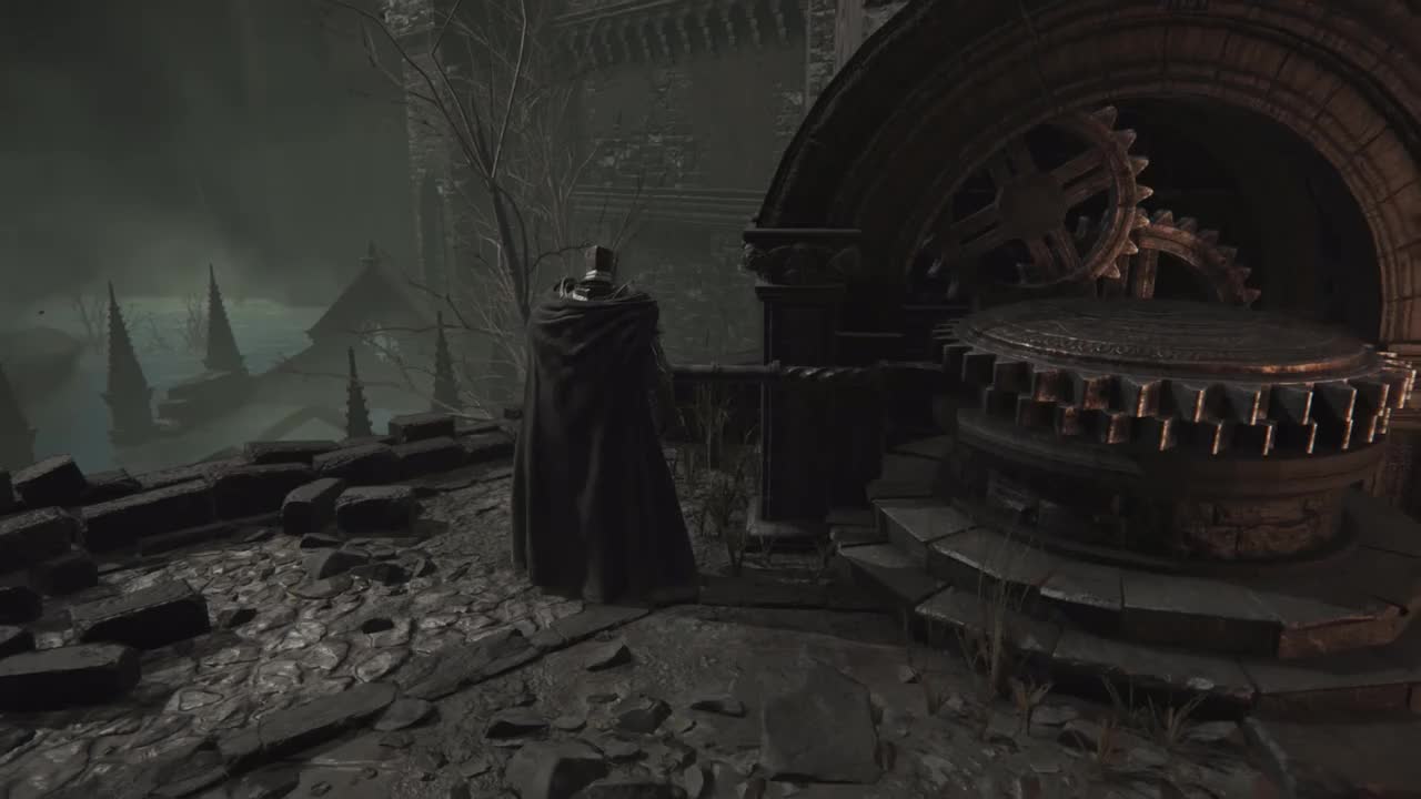 黄金树之影 幽影城水闸放水