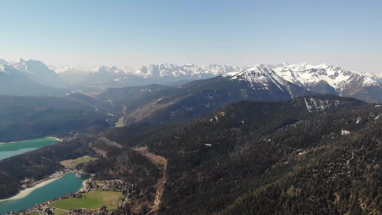 高山 雪山 湖水 #1159