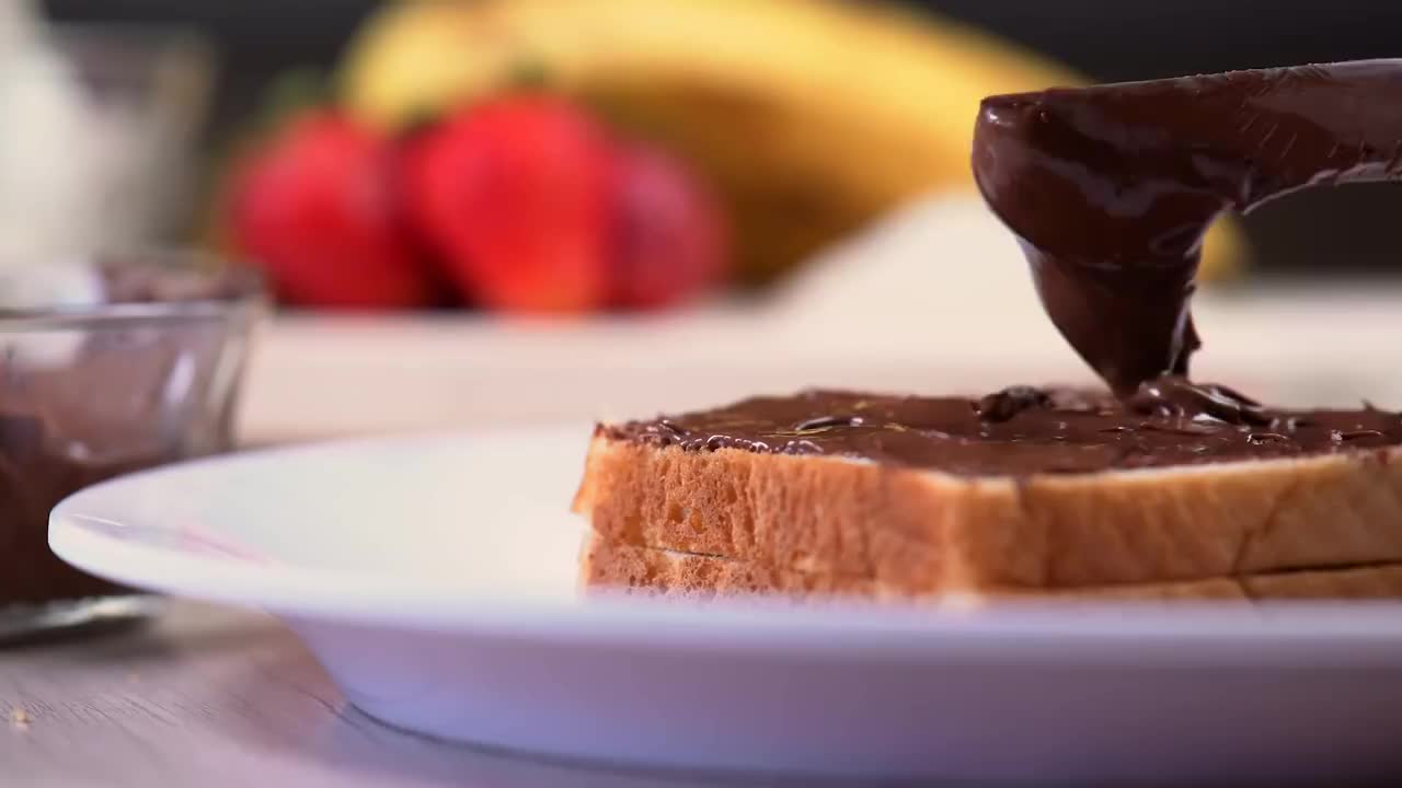 面包吐司 巧克力酱 #2806