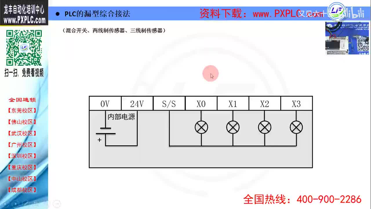 2.13-PLC的漏型综合接法