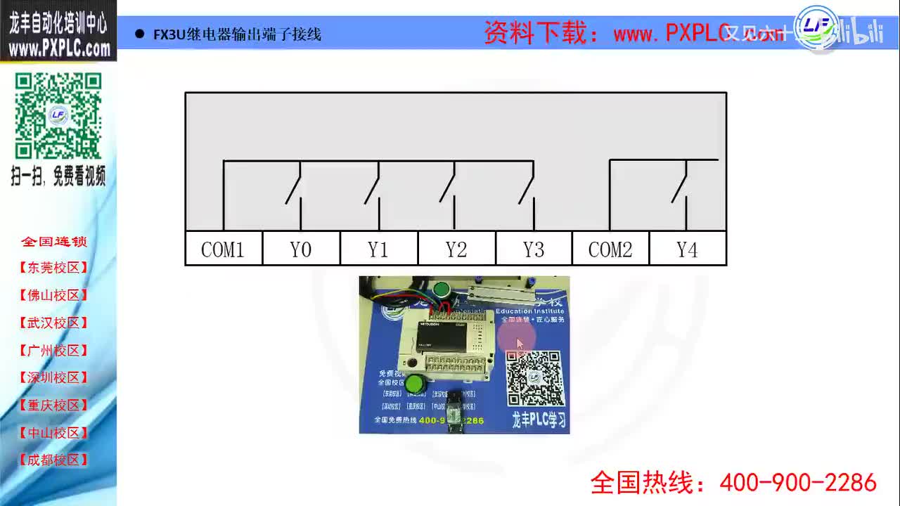 2.15-三菱FX3U输出信号接线