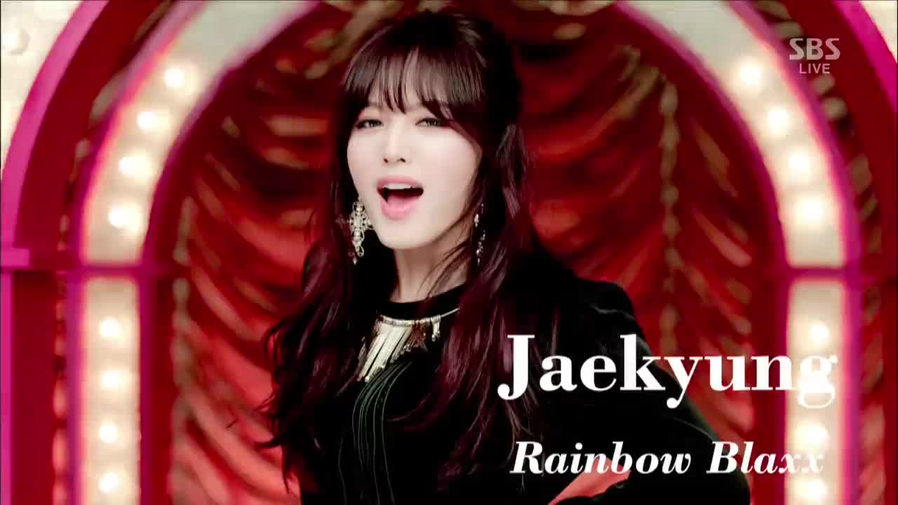 140126 Rainbow Blaxx - Cha Cha (SBS Inkigayo)