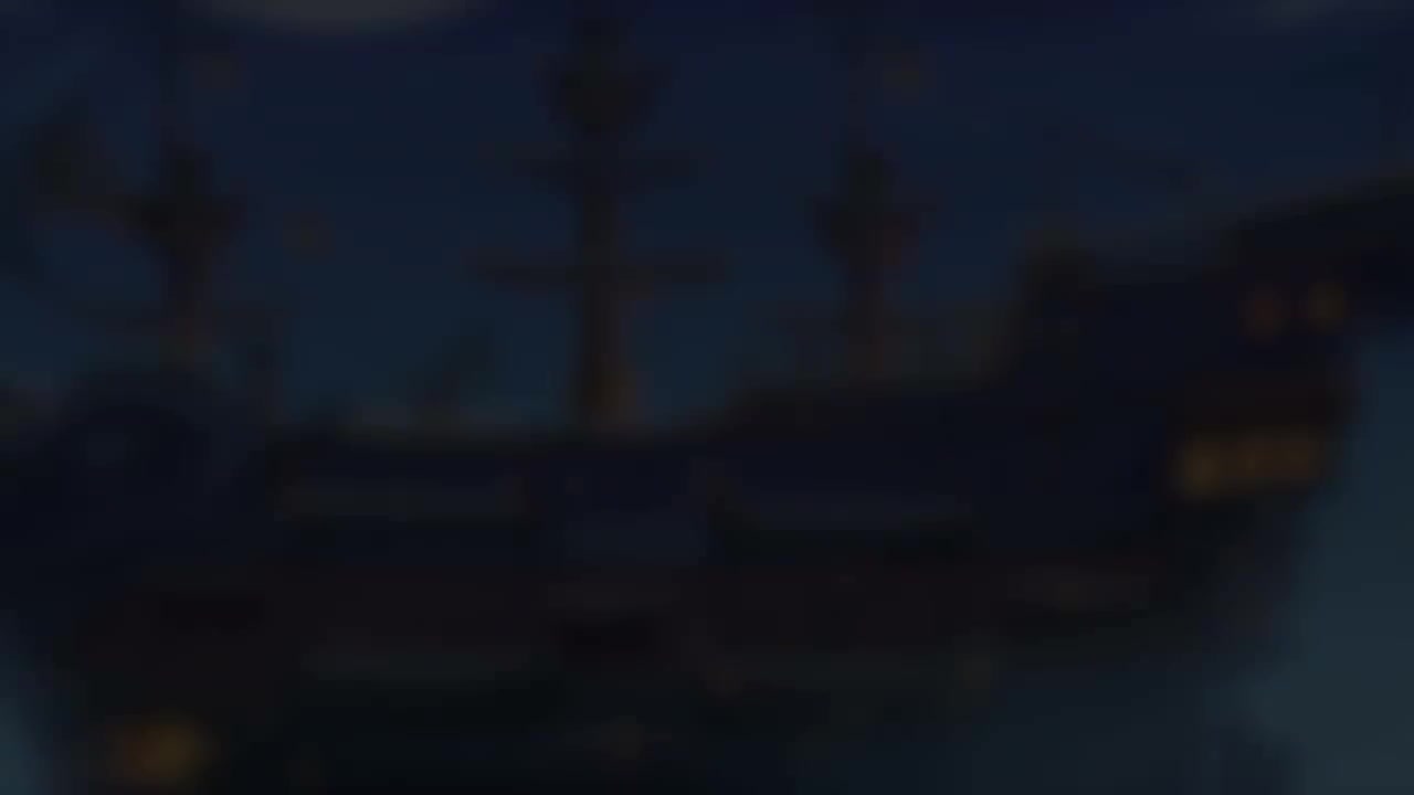 广场 月下幽暗之船