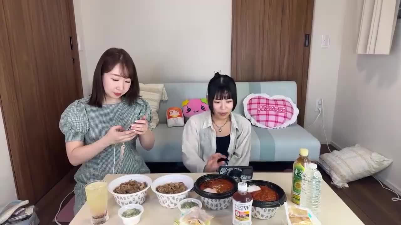 松屋の新作食べる生配信 with あいあい🧡