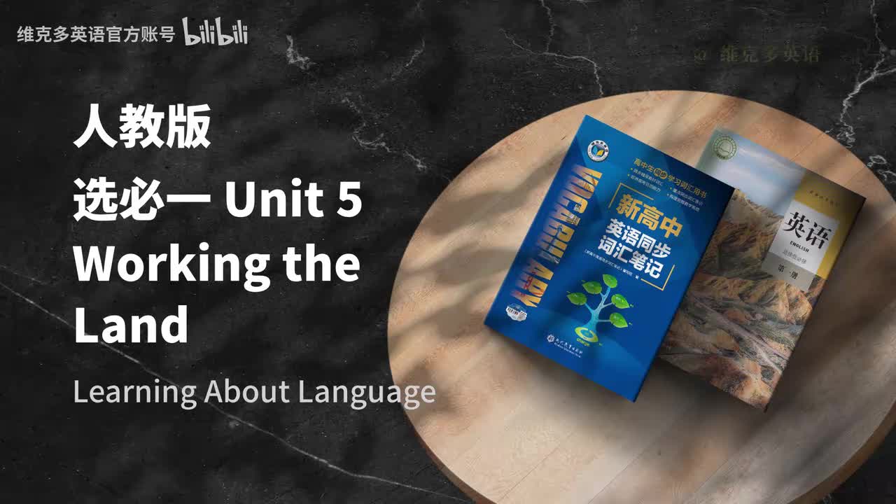 选必一Unit5 - Learning About Language
