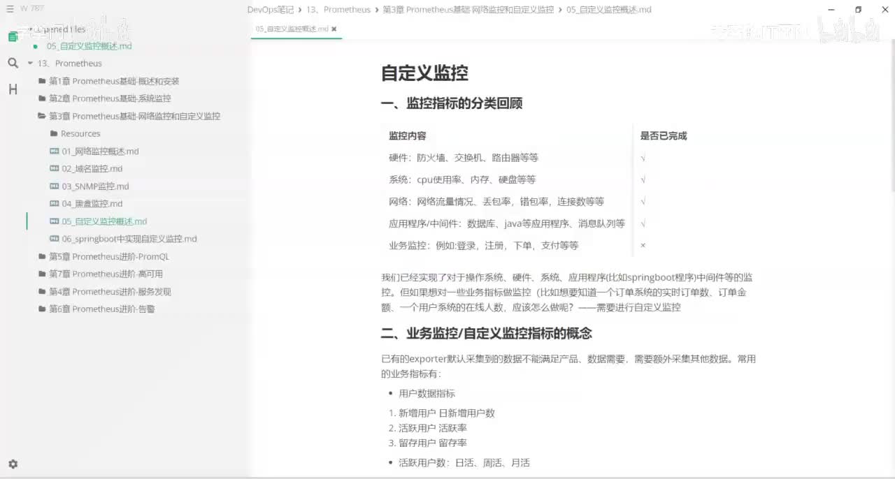 3-5 自定义监控概述