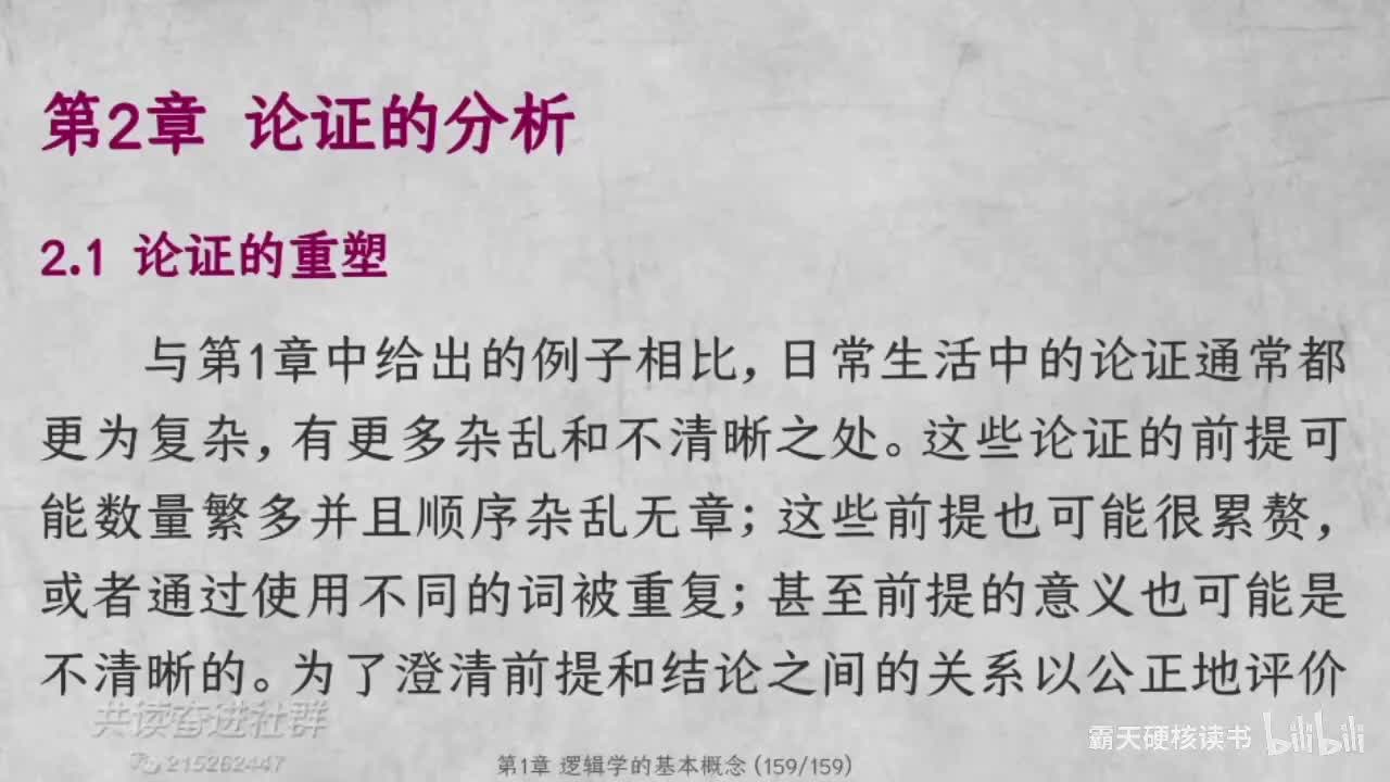 2-1 论证的分析（1）