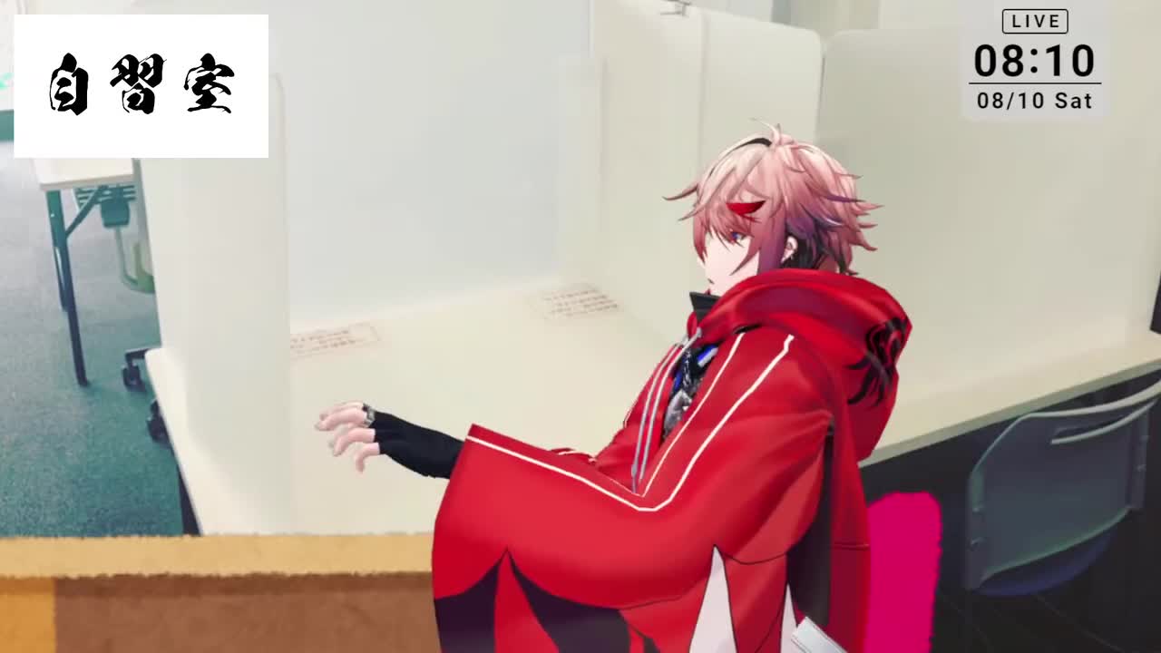 【Study With Me】セラフ自習室～夏休みの課題を終わらせろ編～【セラフ・ダズルガーデン_にじさんじ】