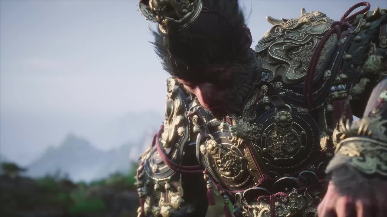 黑神话悟空【无BGM/无战斗】第一章镜头素材分享