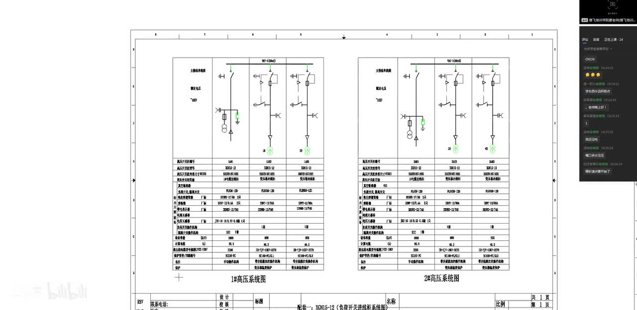 08环网柜负荷开关进线和备自投1#断路器式进线柜