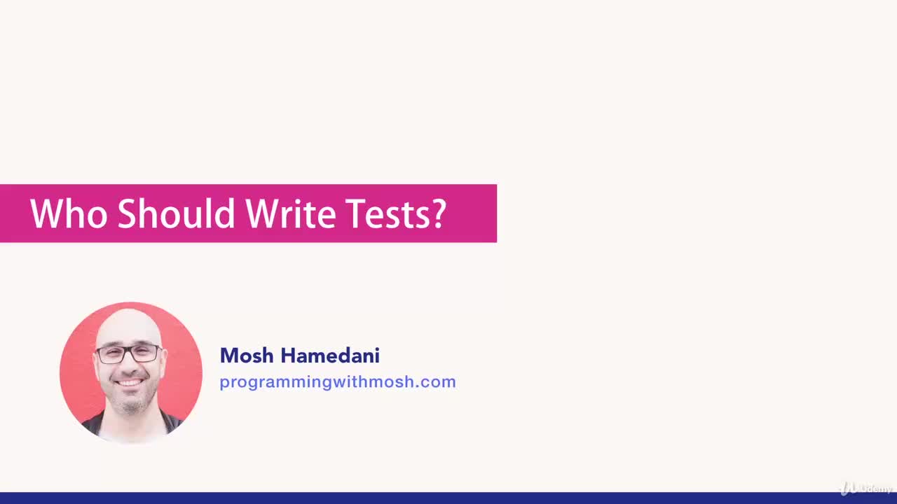 058 Who Should Write Tests