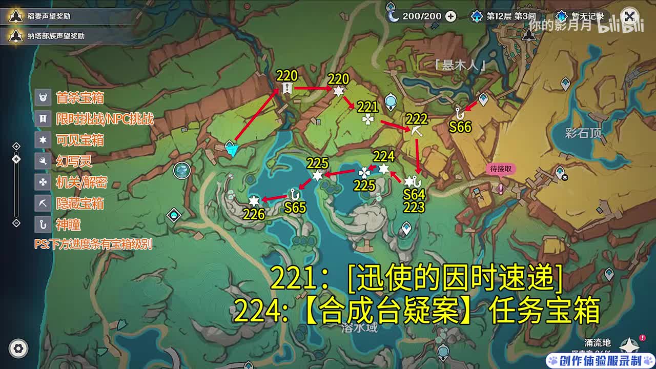 悬木人(3) 共7个(220-226)成就数225 神瞳64-66