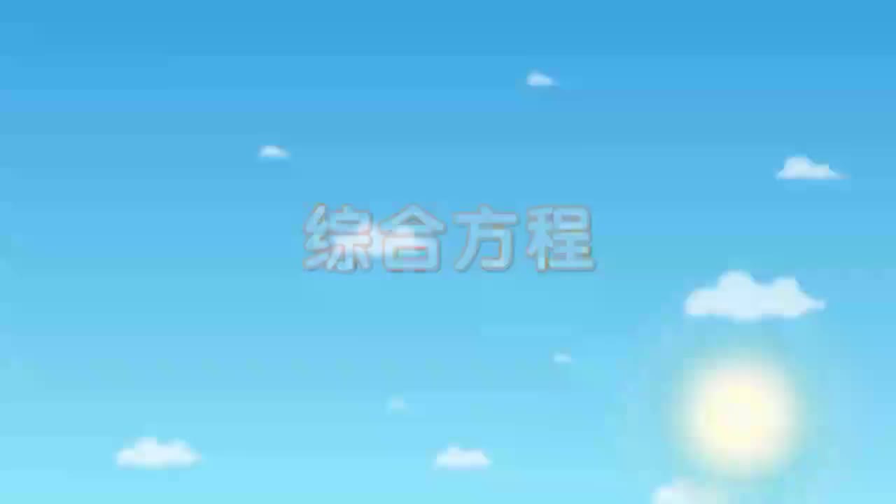 29、第二十九讲_综合方程