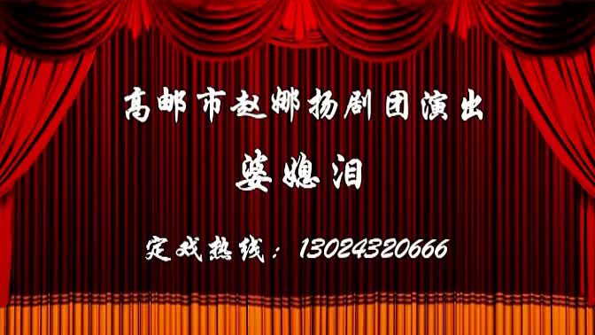 扬剧【婆媳泪】全剧 演出：高邮市赵娜扬剧团_高清