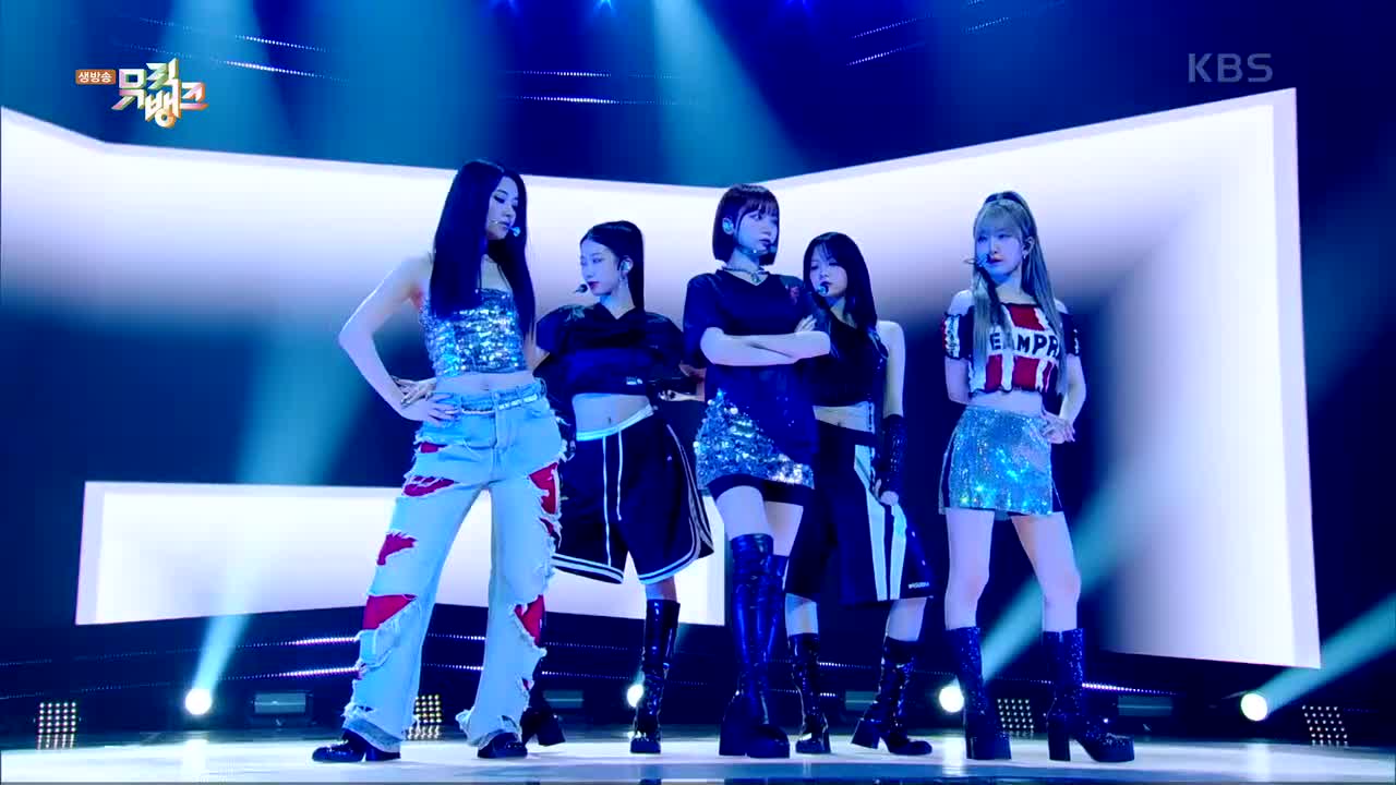 LE SSERAFIM - CRAZY 打歌舞台