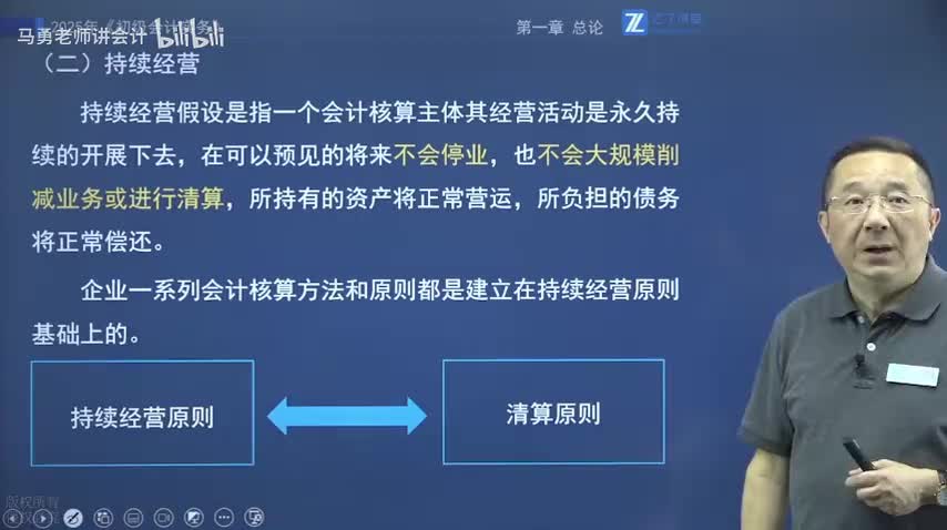 【25初级会计《实务》】第一章：持续经营、会计分期