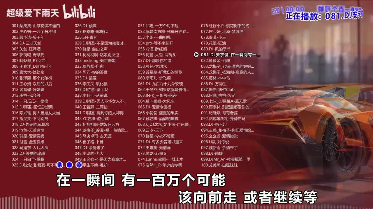 081.DJ安宇俊-在一瞬间有一百个可能