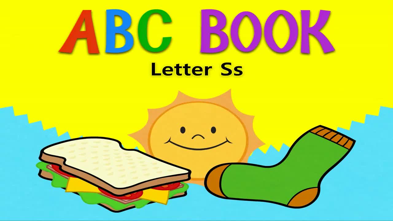 英文【ABC Book】019 Letter Ss