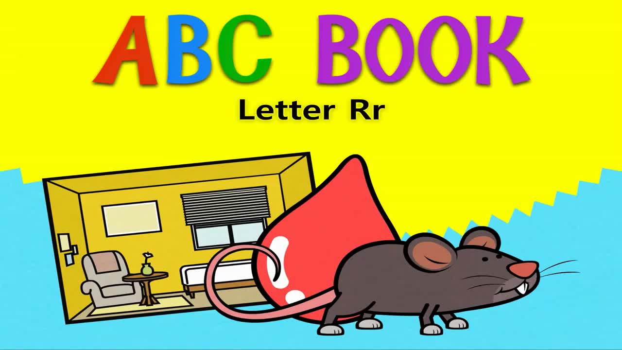 英文【ABC Book】018 Letter Rr