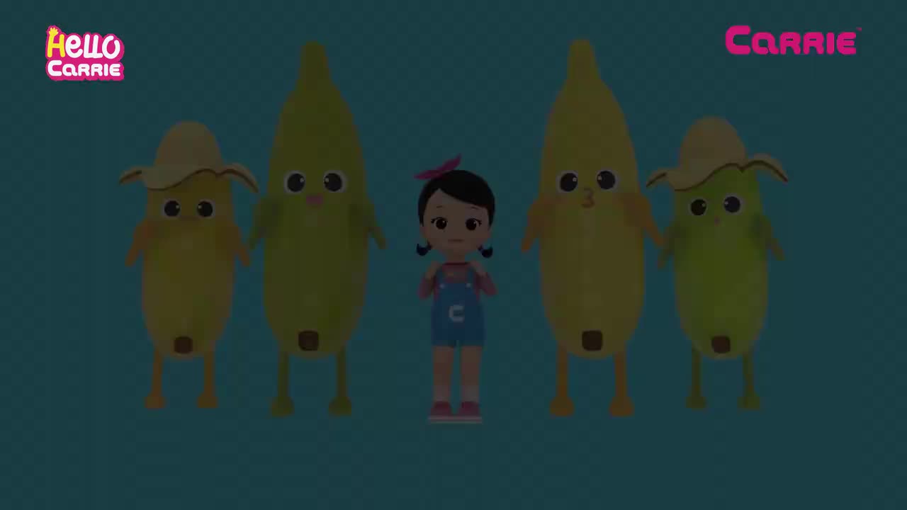 01. Banana nanana Let's take the banana subway _ Number song _ Hello Carrie Kids