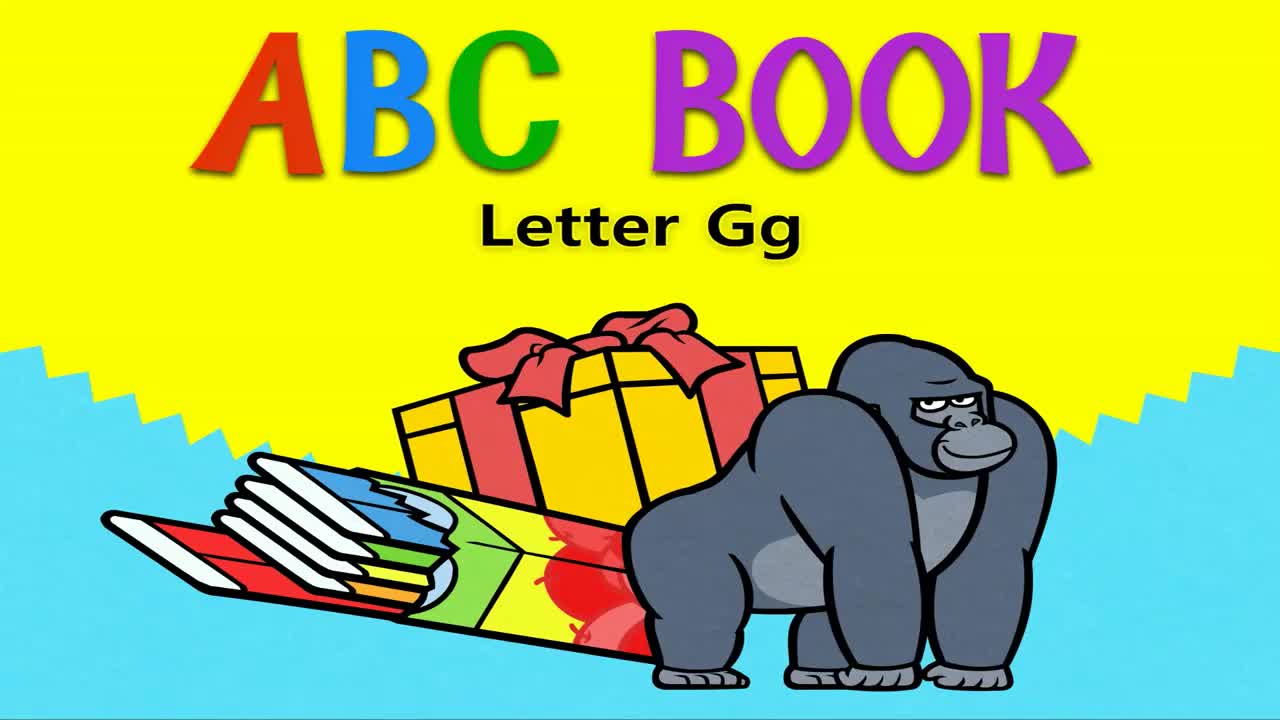 英文【ABC Book】007 Letter Gg