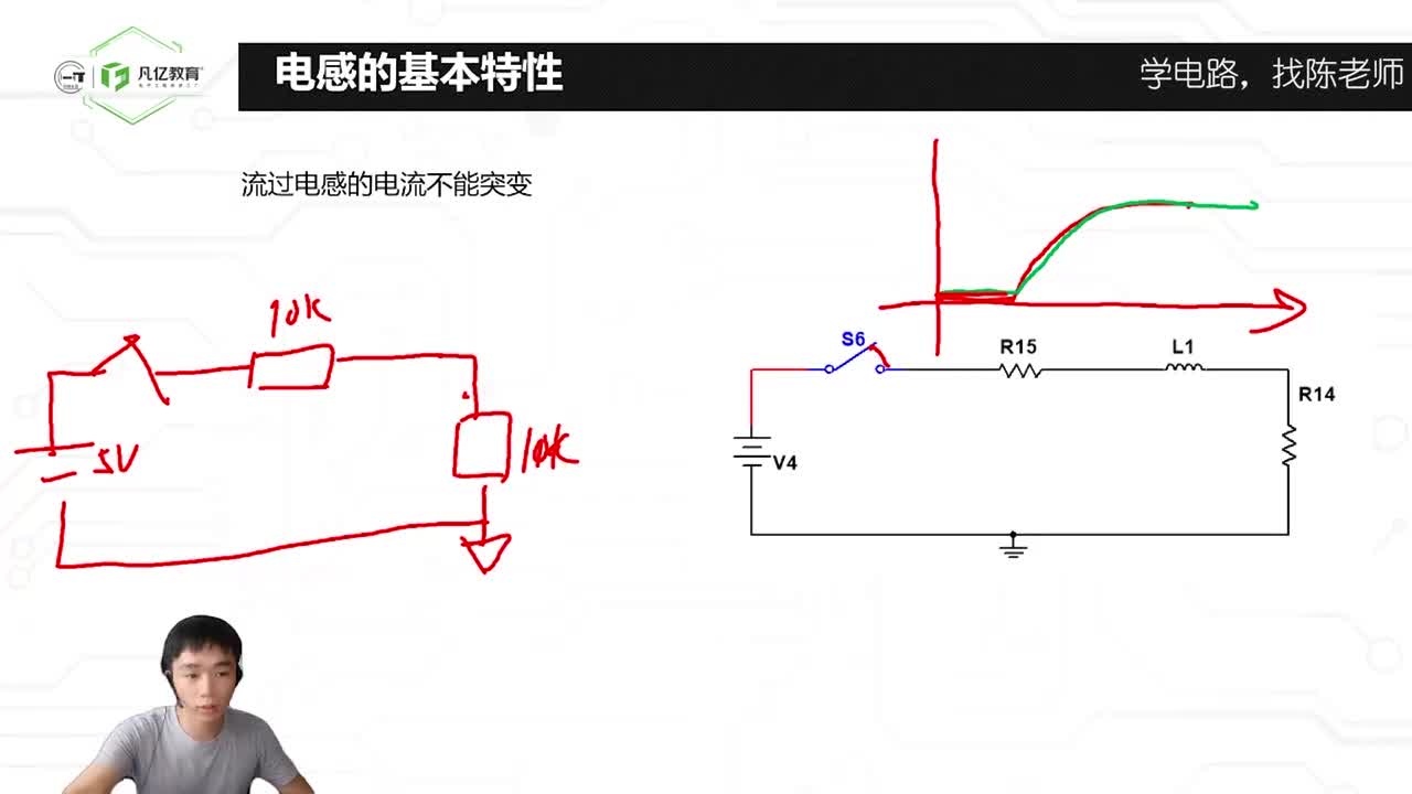 21.电感只限制电流的变化速度但不改变电流最大值