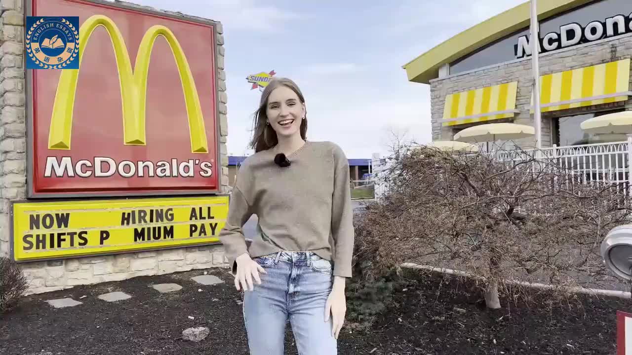 008 如何用英语点快餐！