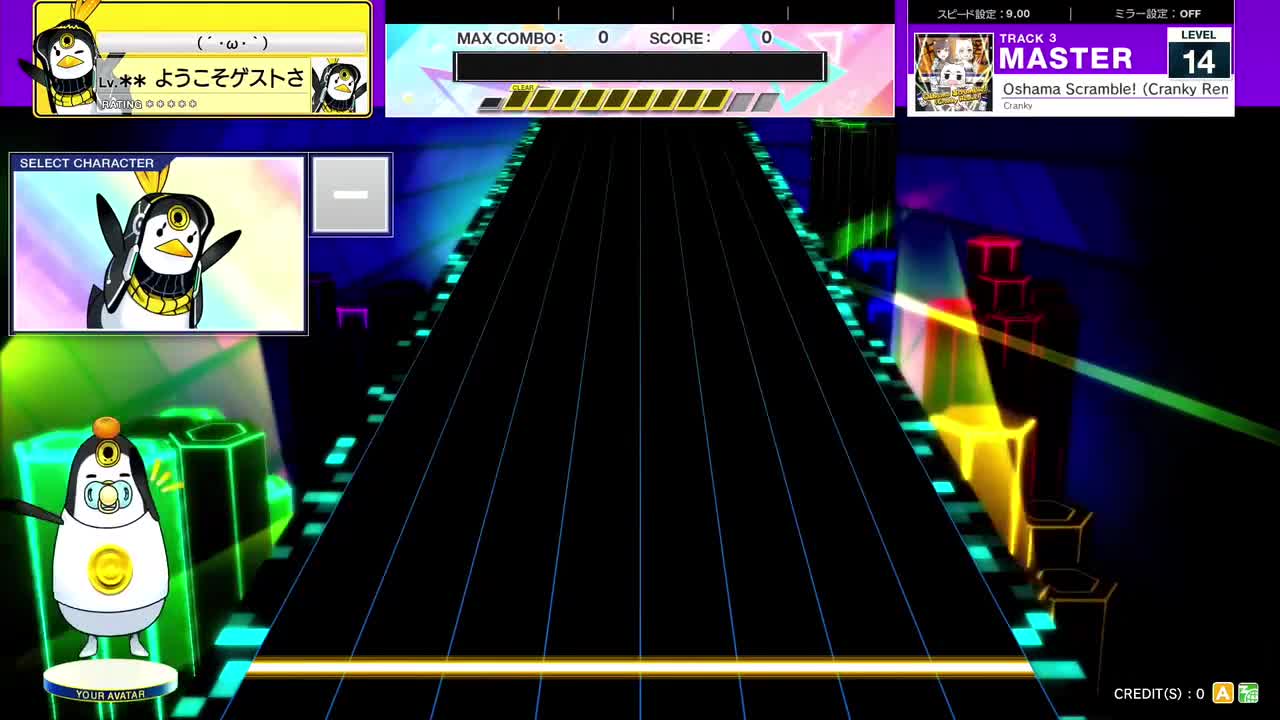 14.0(X-V) Oshama Scramble! (Cranky Remix) [MASTER 14] (譜面確認)