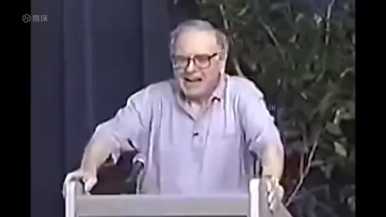 沃伦·巴菲特1998年佛罗里达大学演讲