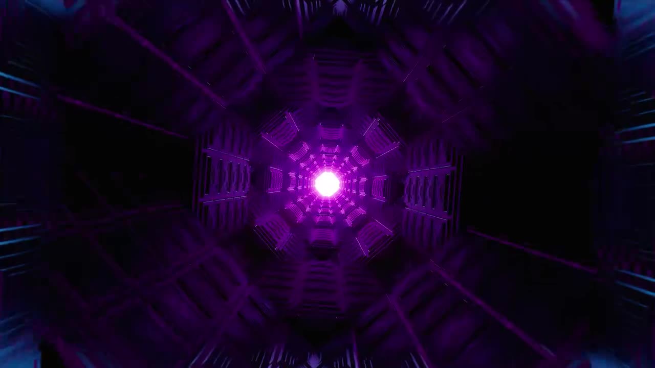 Flickering neon light structure vj loop1080p
