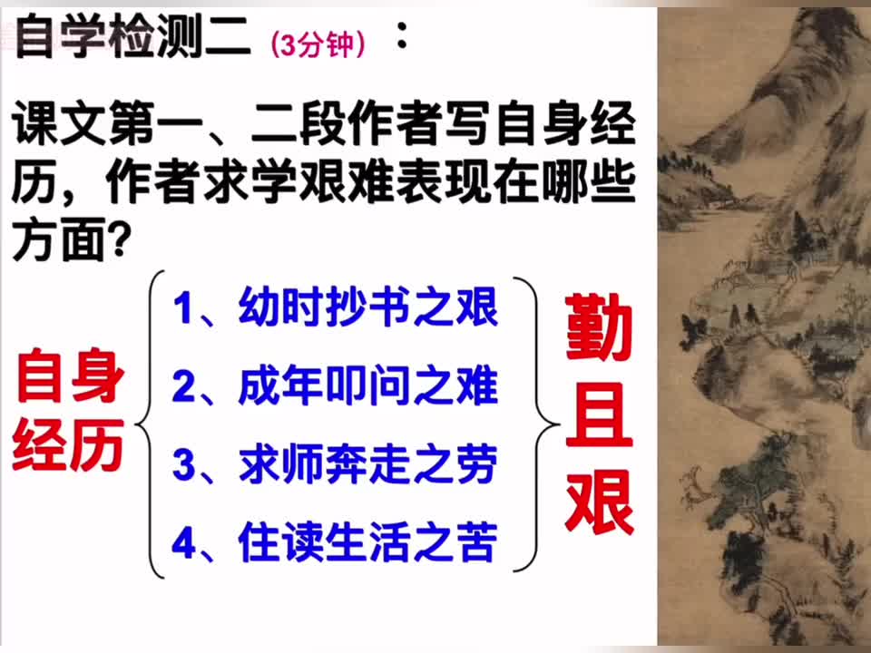 647.11-50 九下 送东阳马生序2