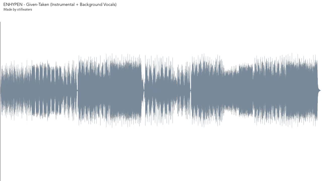 Given-Taken (Instrumental + Background Vocals)