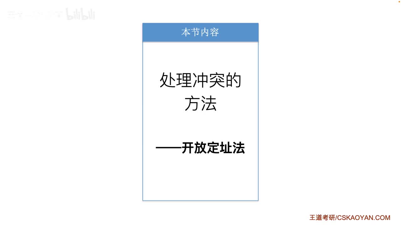 7.5.3_2 处理冲突的方法_开放定址法