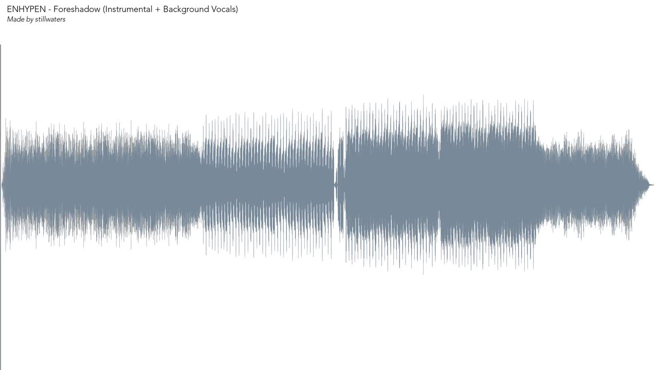 Foreshadow (Instrumental + Background Vocals)