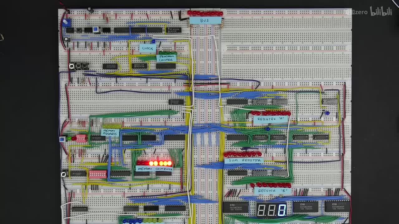 p8 Bus architecture and how register transfers work - 8 bit register - Part 1