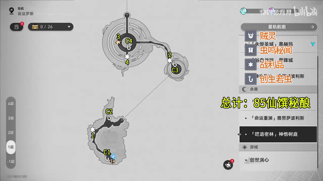 [永夜-呓语密林]神悟树庭(1) 共4个(1-4)创生若虫1-4 仙馔秘酿85