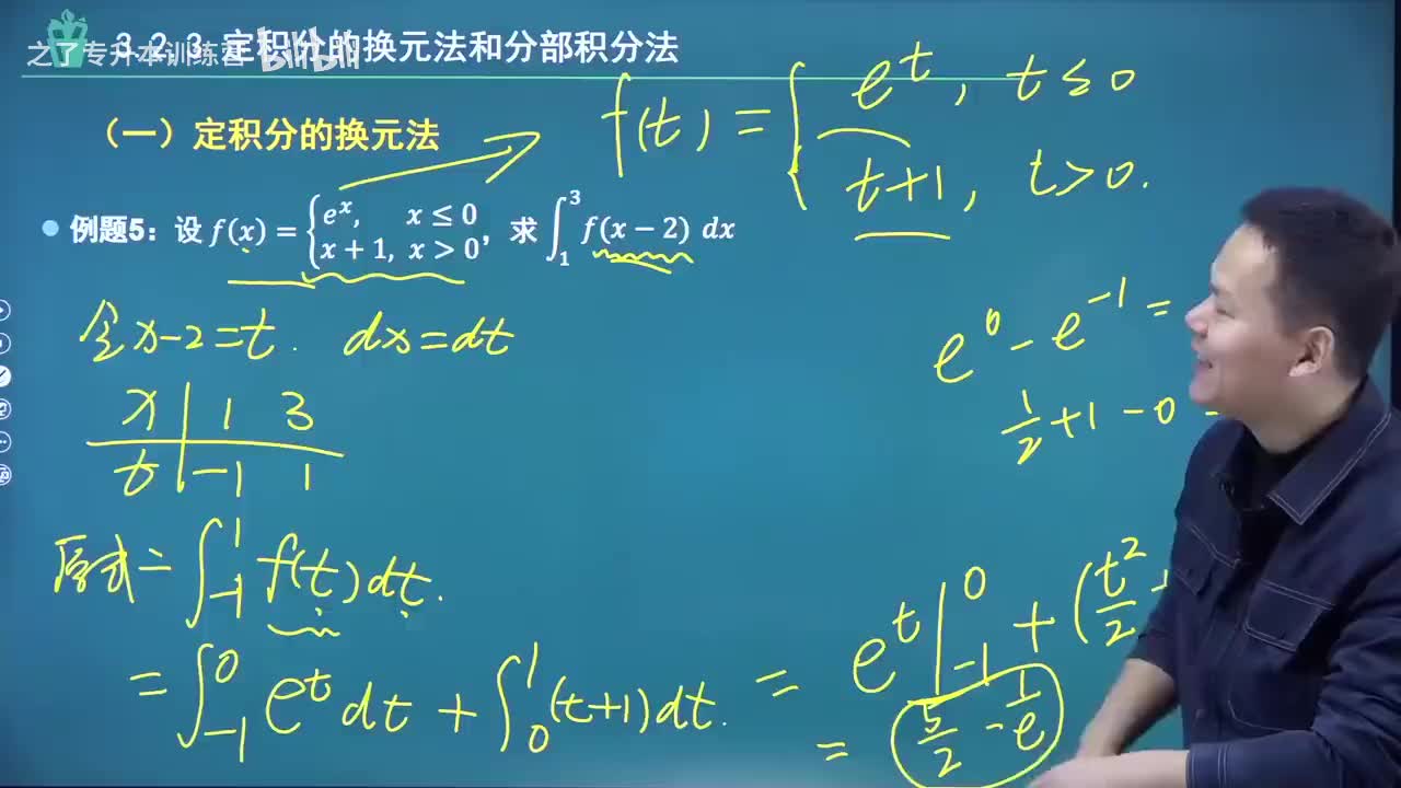 【第三章】10 定积分的分部积分法（新）