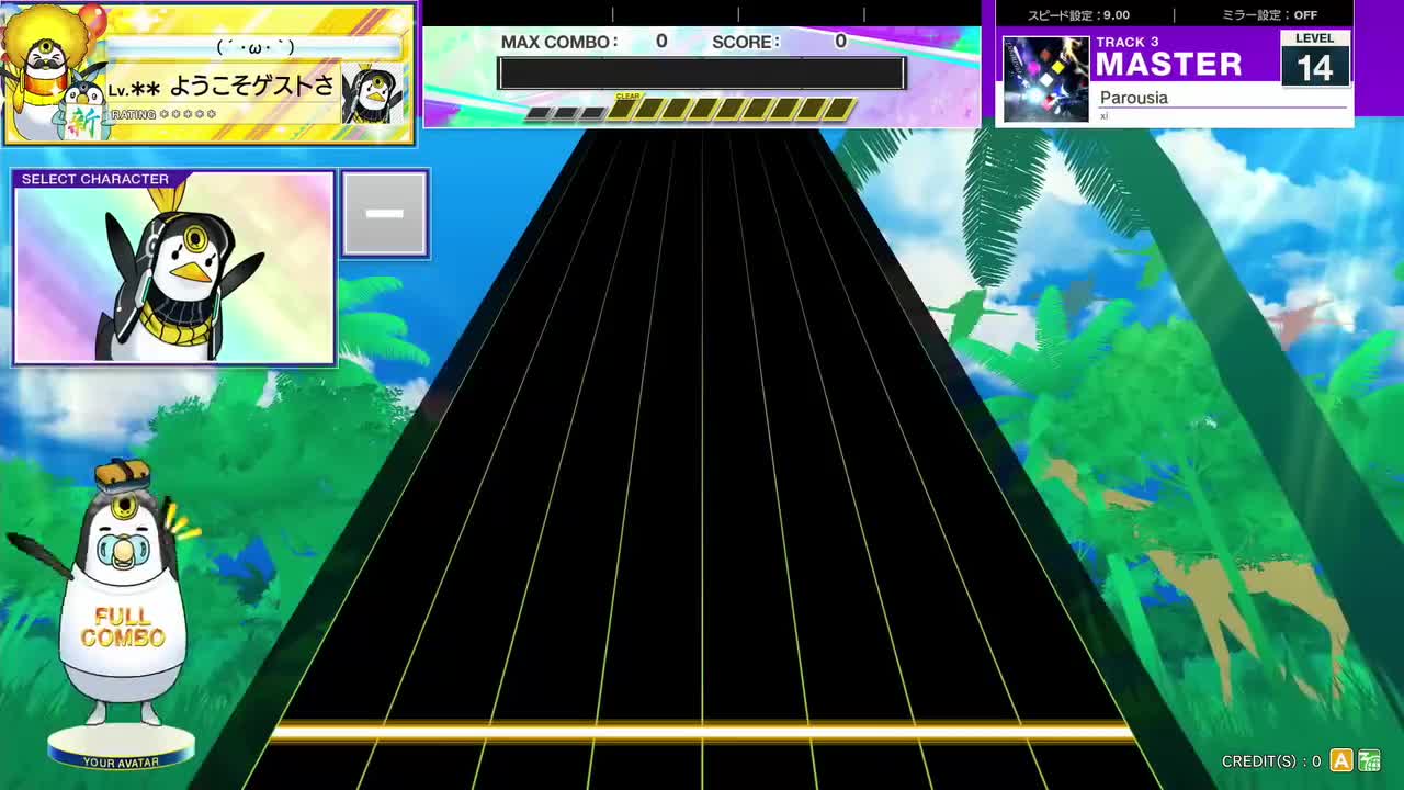 14.4(X-V) Parousia [MASTER 14] (譜面確認) [CHUNITHM チュウニズム]