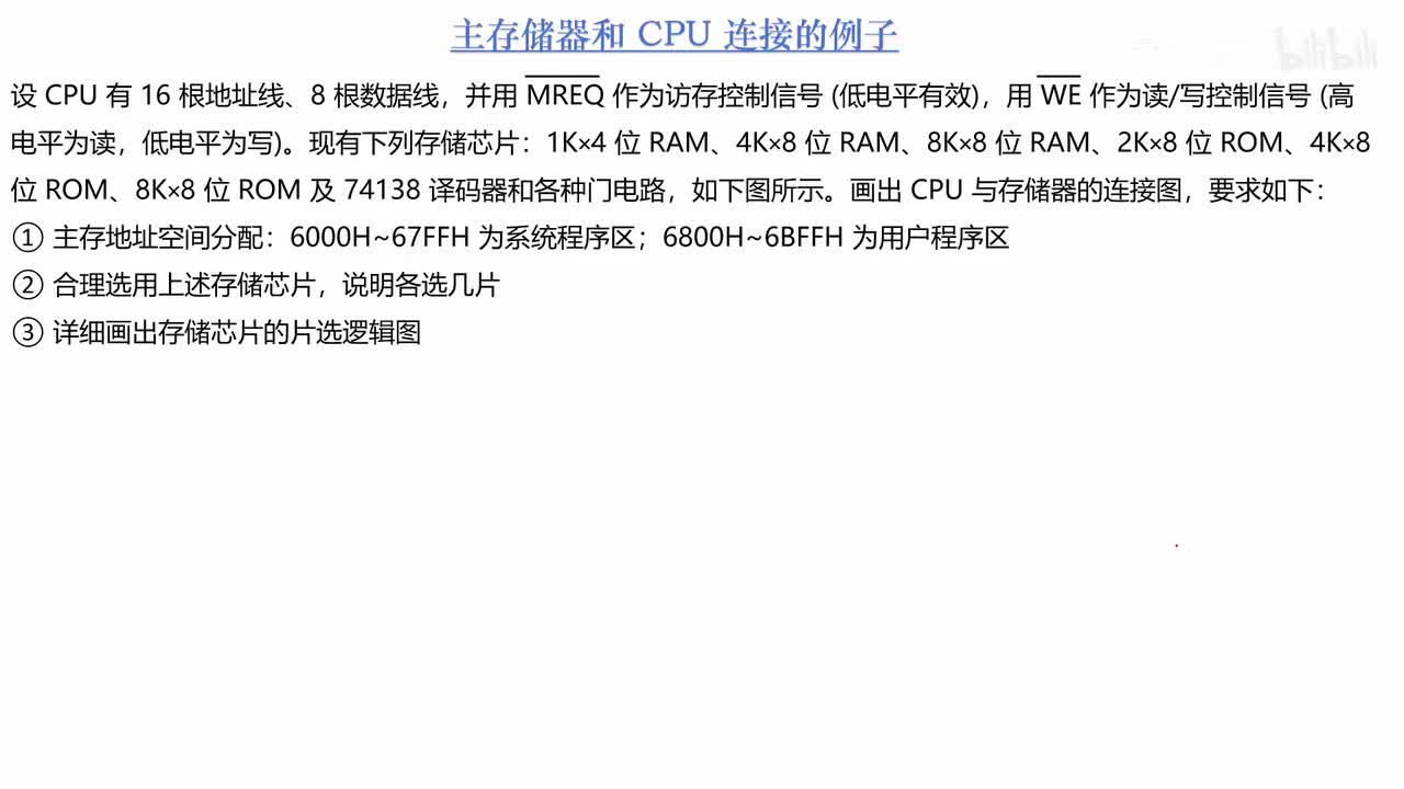 3.12_主存储器和 CPU 连接的具体例子