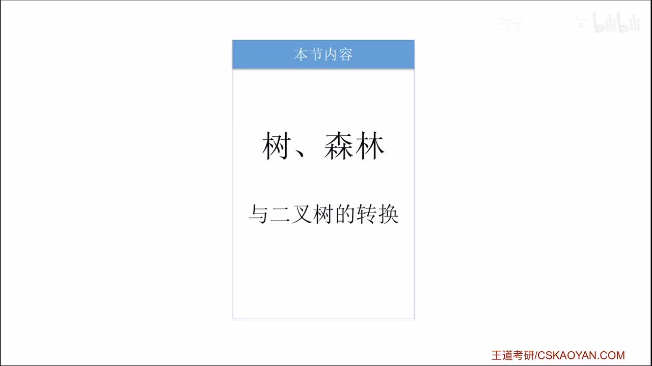 5.4.2 树、森林与二叉树的转换
