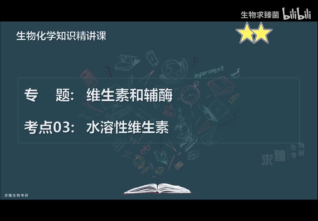 [专题13] 考点03：水溶性维生素