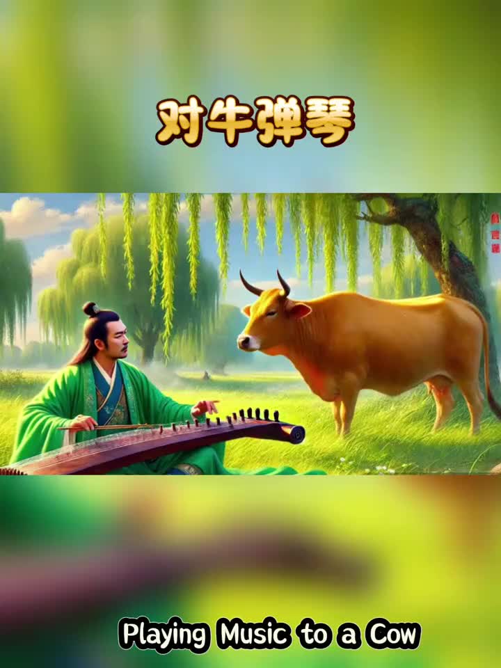 对牛弹琴