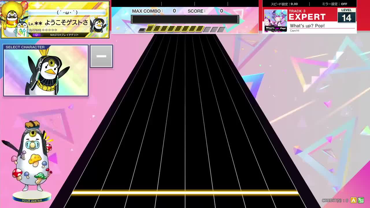 14.1(X-V) What’s up？ Pop! [EXPERT 14] (譜面確認) [CHUNITHM チュウニズム]