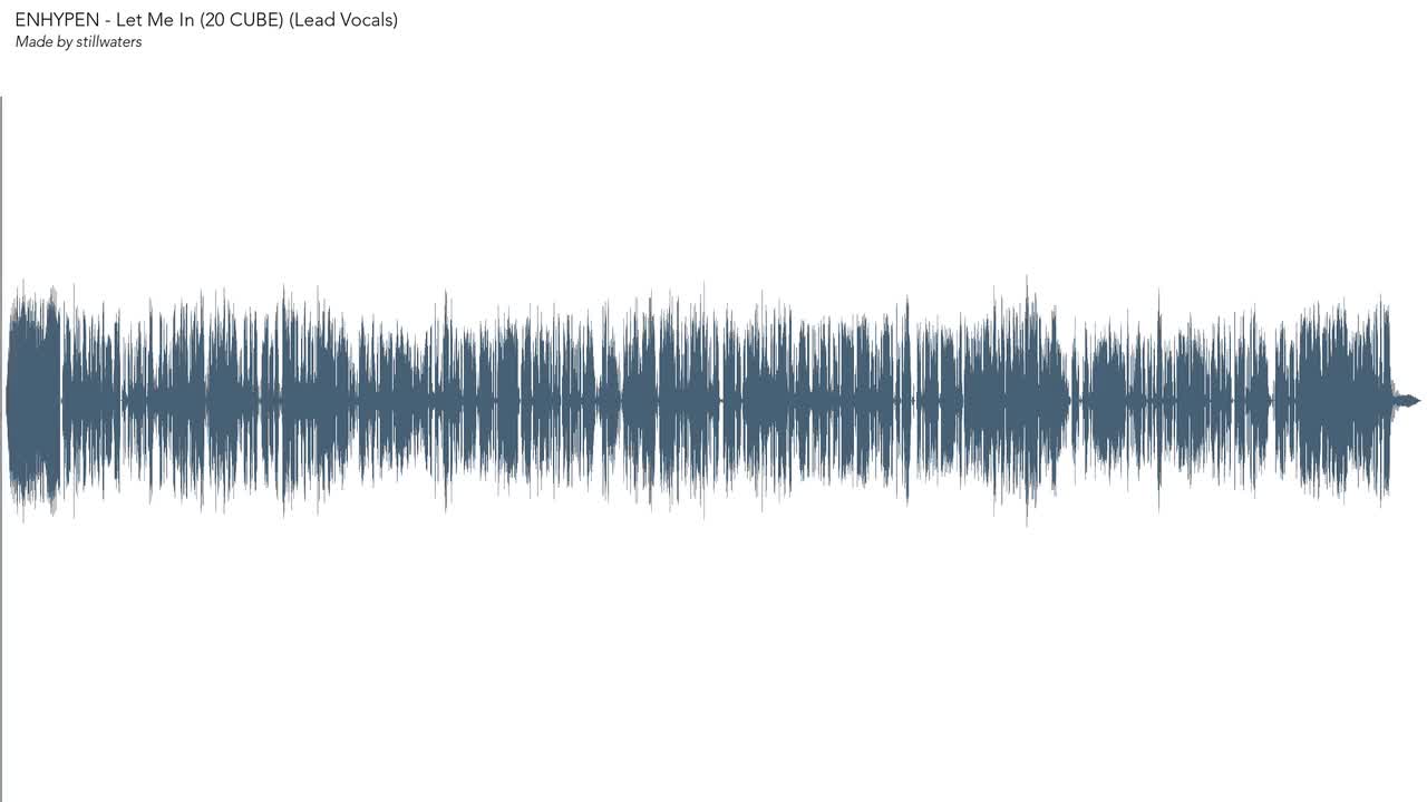 Let Me In (20 CUBE) (Lead Vocals)