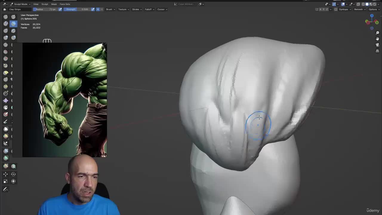 12 - Making a Hulk arm-2