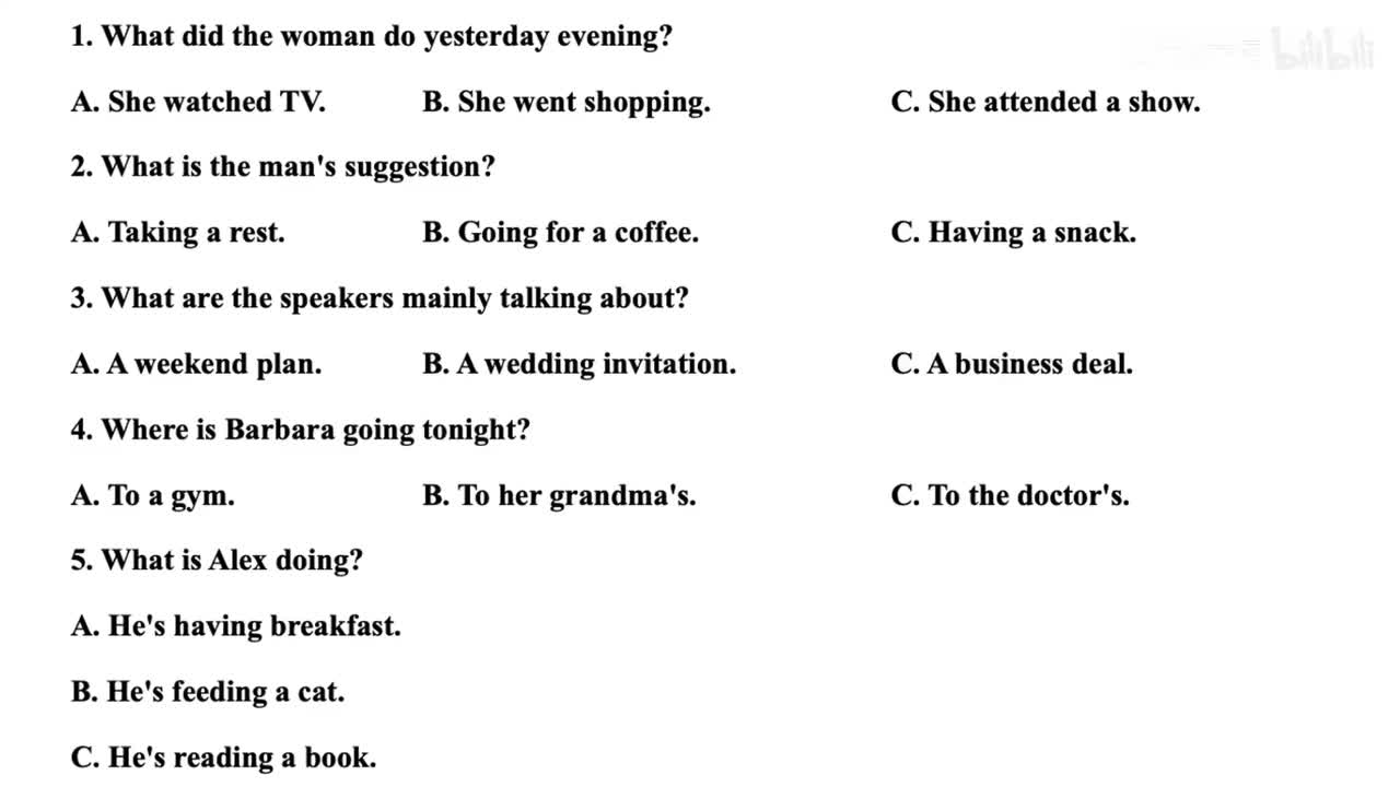 2024年新高考2卷听力纯净版