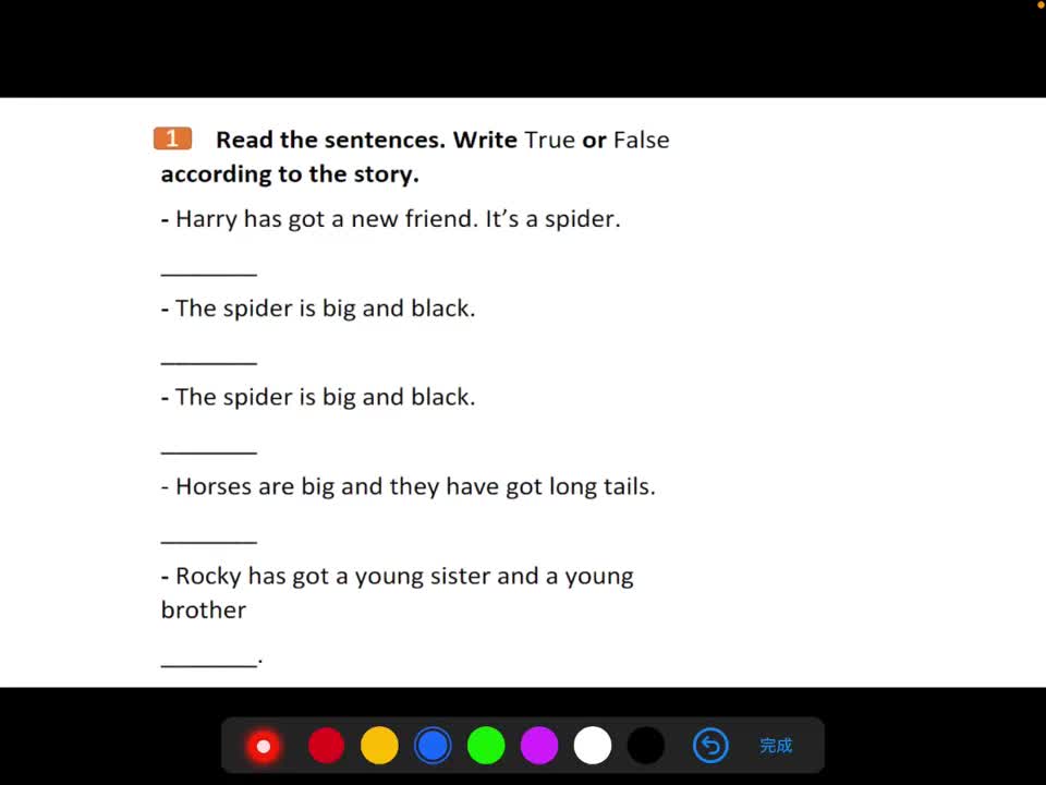 020.额外加餐课：U3故事＋语法1 习题讲解