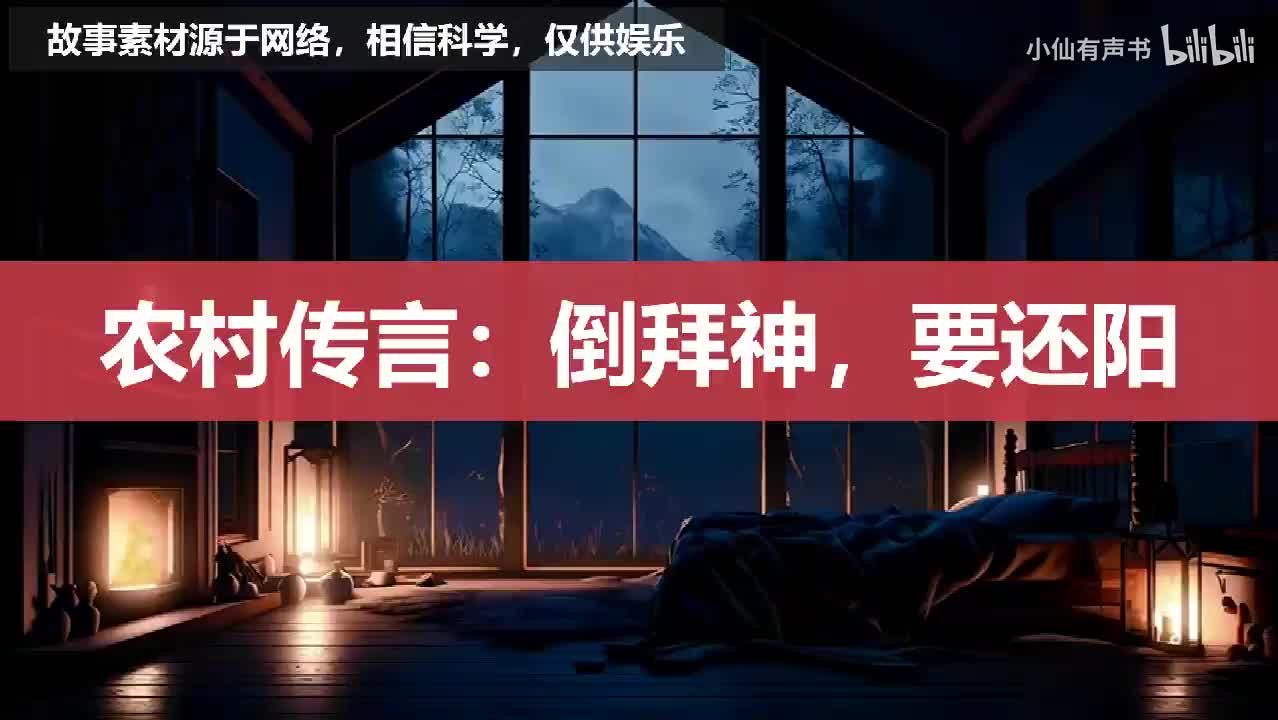 农村传言：“倒拜神，要还阳”，如果碰见要小心