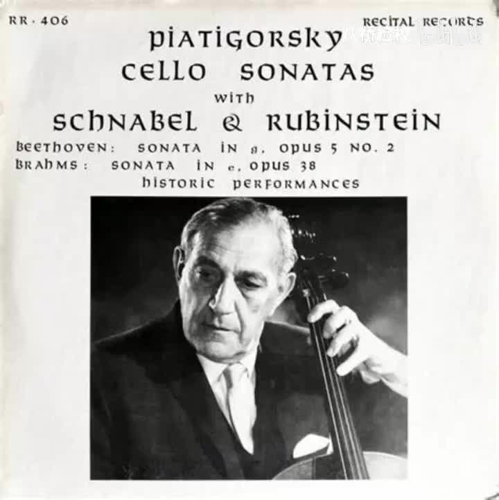 Op.5 No.2 Cello Sonata 2 (Piatigorsky Schnabel)