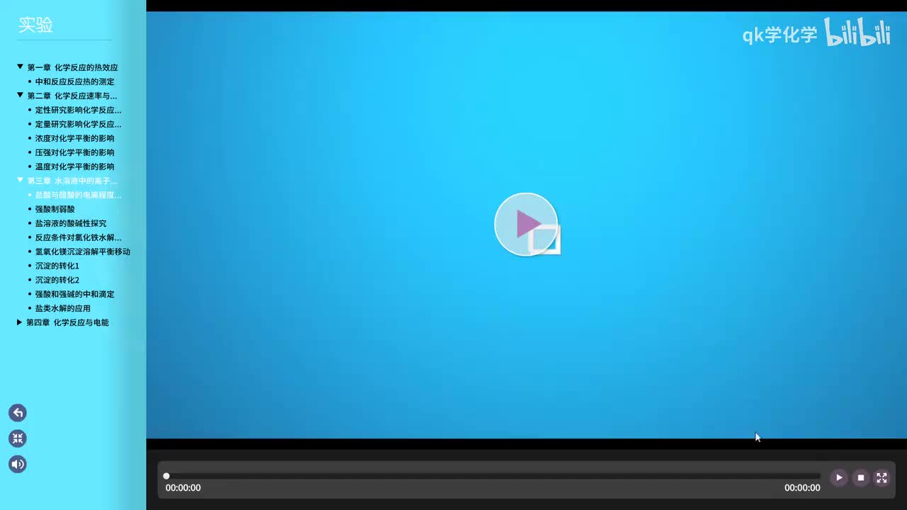 7.实验3-1 盐酸与醋酸的电离程度的比较